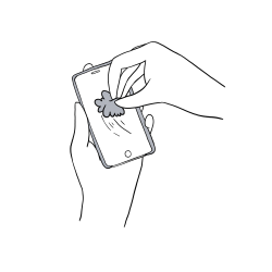 Notīri telefonu