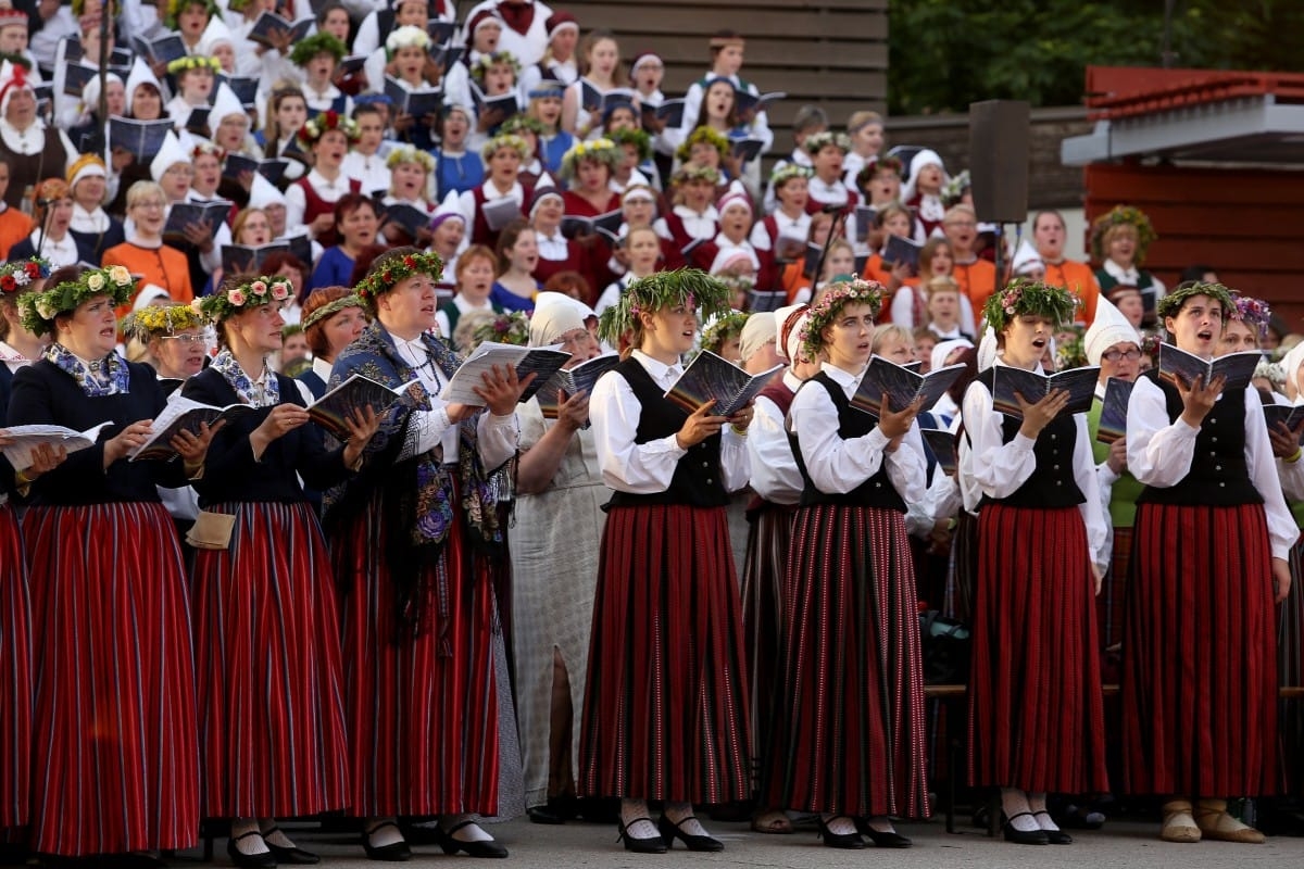 XXVI Vispārejo latviešu Dziesmu un XVI Deju svētku ieskaņas koncerts Jēkabpilī