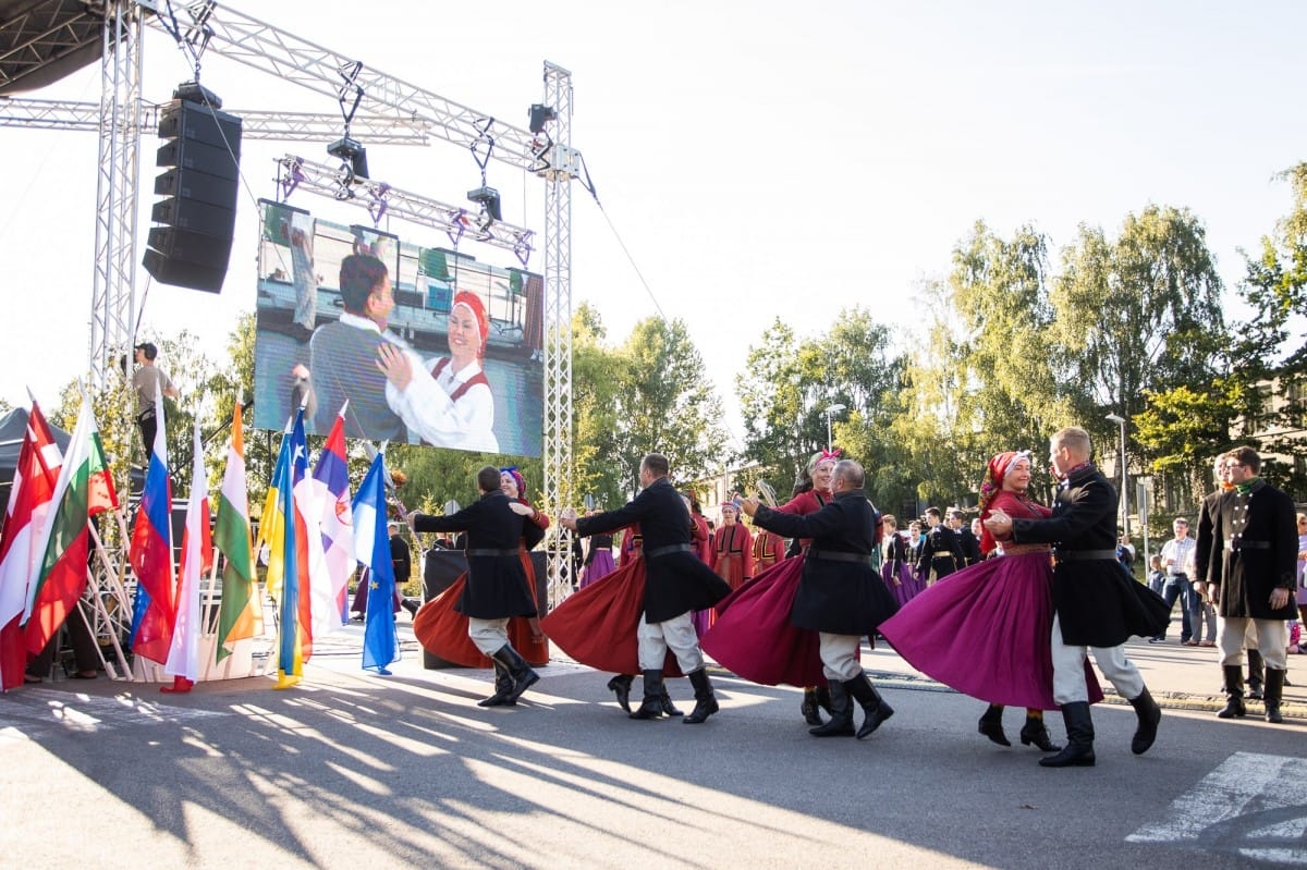 IX Starptautiskā tautas deju festivāla "Sudmaliņas" noslēguma koncerts Liepājā