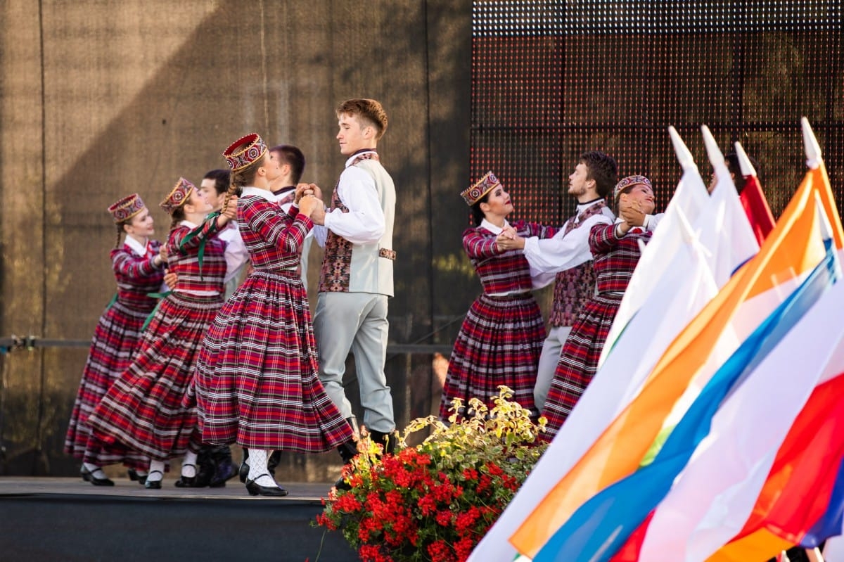 IX Starptautiskā tautas deju festivāla "Sudmaliņas" noslēguma koncerts Liepājā
