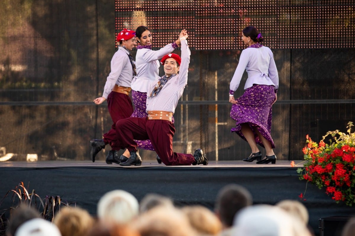 IX Starptautiskā tautas deju festivāla "Sudmaliņas" noslēguma koncerts Liepājā