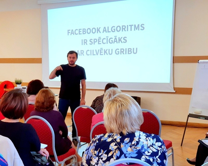 Profesionālās pilnveides kursu “Pārmaiņu vadīšana kultūras organizācijā” pirmais seminārs Liepājā