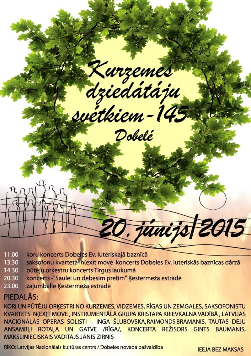 Kurzemes dziedātāju svētkiem Dobelē - 145