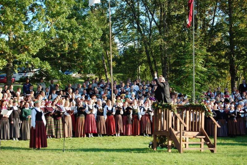 XI Latvijas koru saiets Meņģeļos (Jurjānu Andrejam - 160)