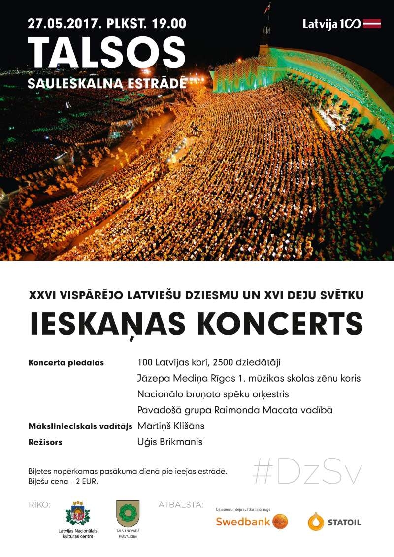 Dziesmu svētku Ieskaņas (modelēšanas) koncerts
