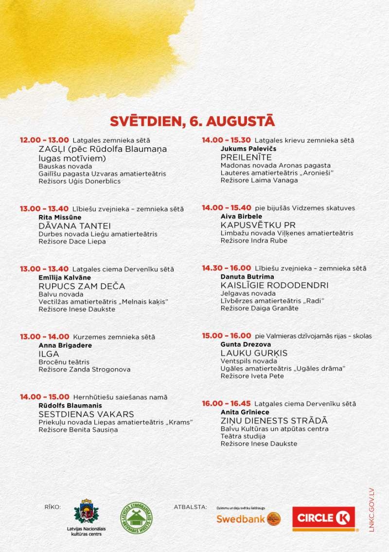III Latvijas mazpilsētu un pagastu amatierteātru svētki
