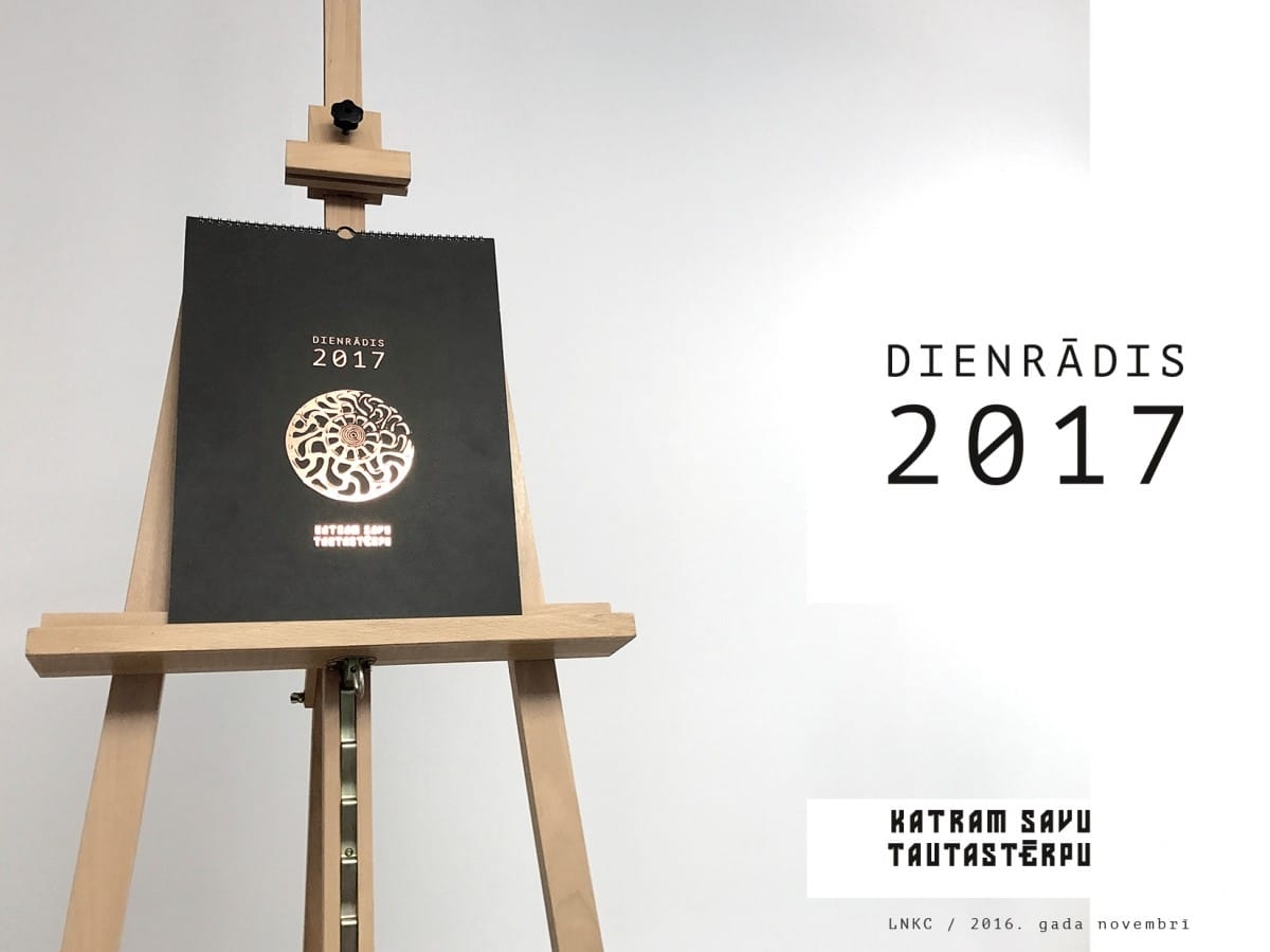 Kalendārs un plānotājs "Dienrādis 2017"