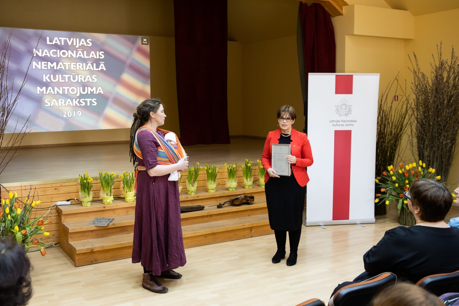 Apliecinājumu par vērtību iekļaušanu Latvijas Nacionālā nemateriālā kultūras mantojuma sarakstā pasniegšanas pasākums 2019
