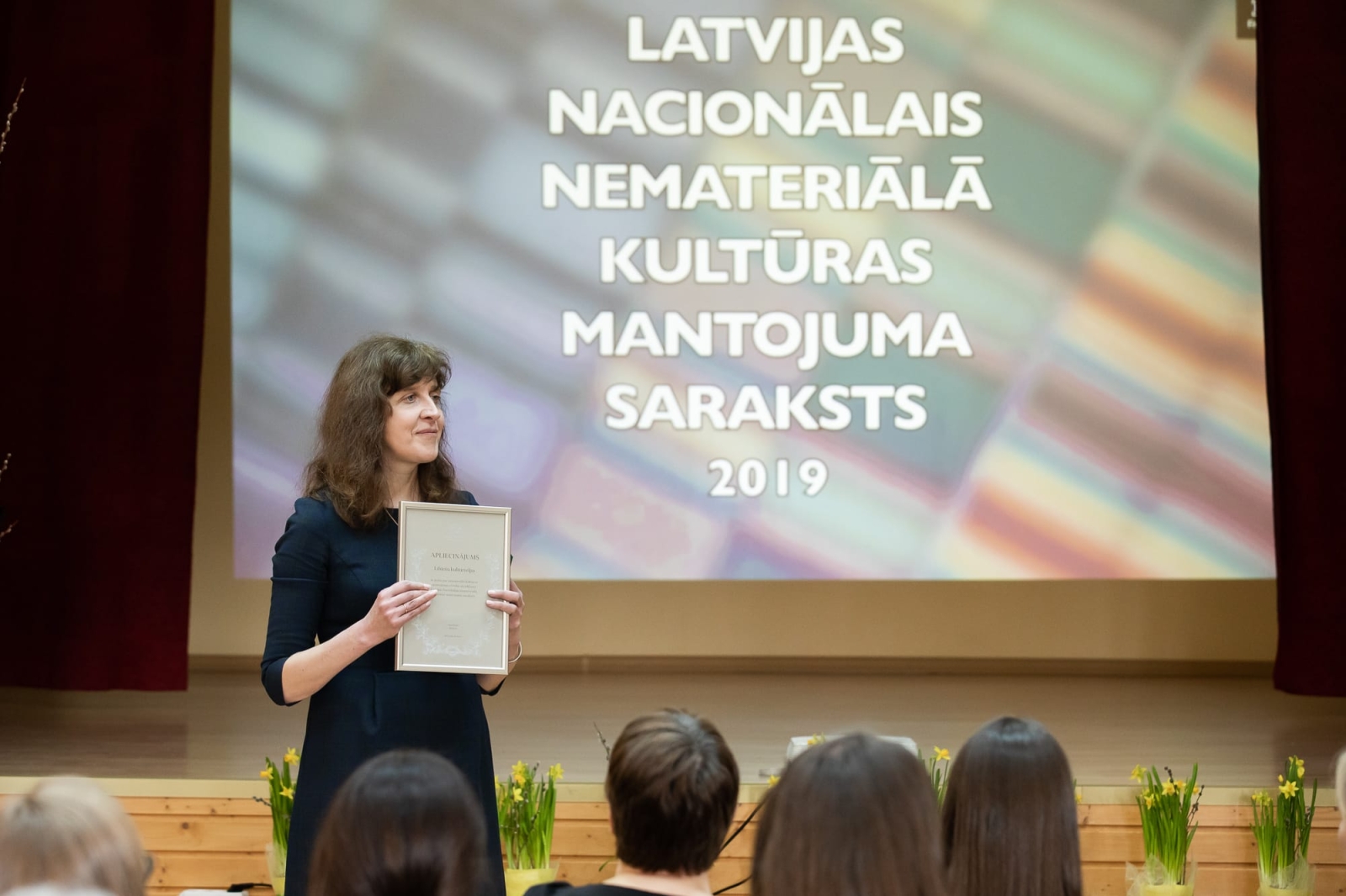 Apliecinājumu par vērtību iekļaušanu Latvijas Nacionālā nemateriālā kultūras mantojuma sarakstā pasniegšanas pasākums 2019