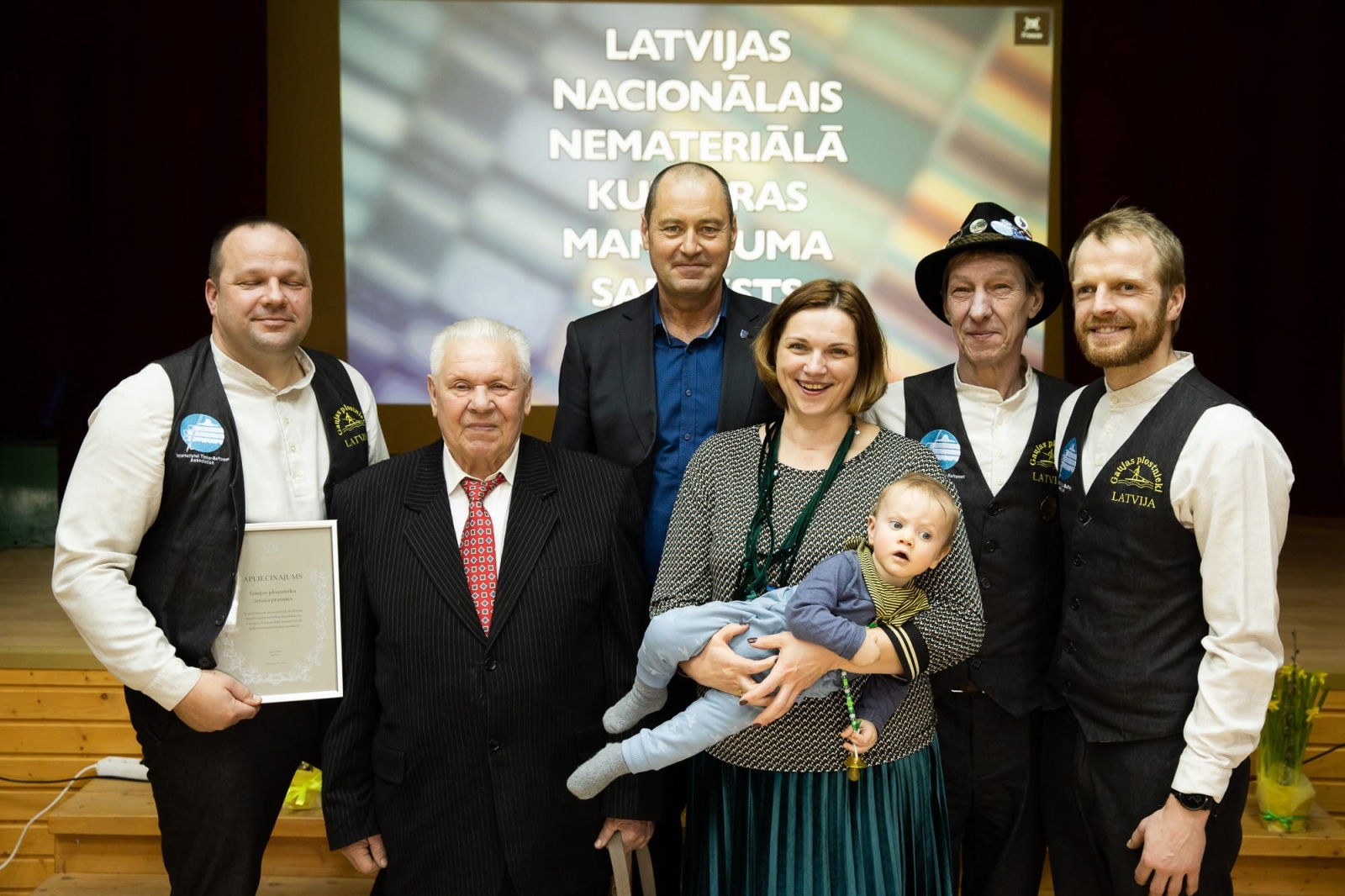 Apliecinājumu par vērtību iekļaušanu Latvijas Nacionālā nemateriālā kultūras mantojuma sarakstā pasniegšanas pasākums 2019